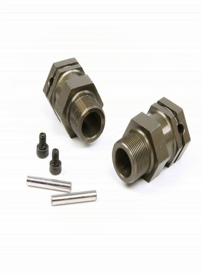 KingVal Replacement Upgrade Harder Metal Rear Hex Hub Compatible with 1/5 HPI Baja 5B 5T 5SC RC CAR Parts (Titanium Color) - Image 2